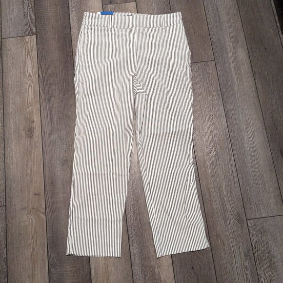 Hilary Radley Pants - Hilary Radley Stripped Jegging Work Pant - Small